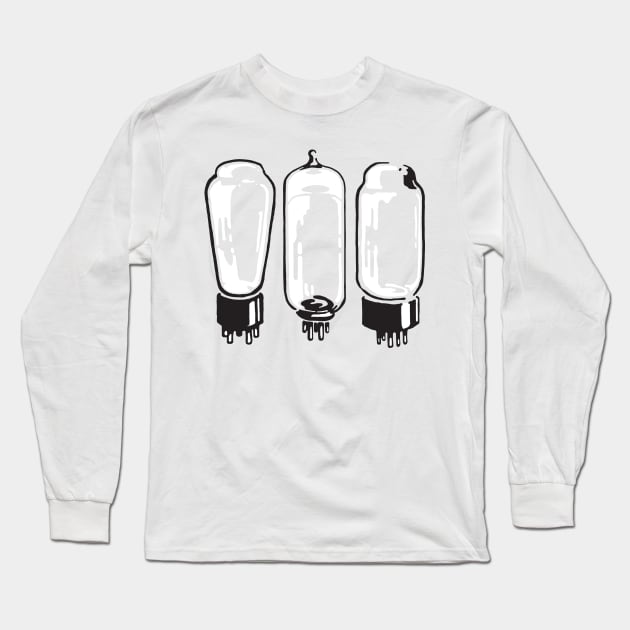 Vacuum tubes XXX Long Sleeve T-Shirt by SerifsWhiskey